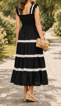 Pinch - Seaside Lace Tiered Maxi Dress