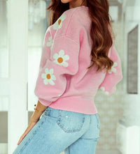 Threaded Pear - Mariah Floral Pattern Sweater