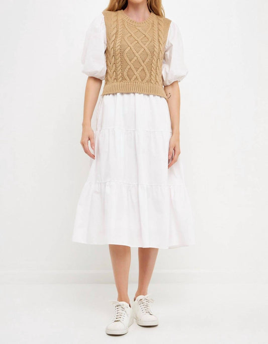 Swati Cable Knit Dress