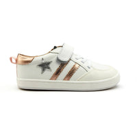 Oldsoles - Kid's Wos Platinum Runner VL Strap Star Sneakers
