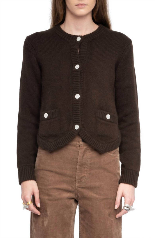 Zadig & Voltaire - Westia Rhinestone Button Cashmere Cardigan