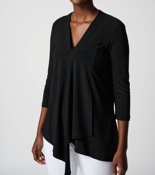 Joseph Ribkoff - Asymmetrical Tunic Top