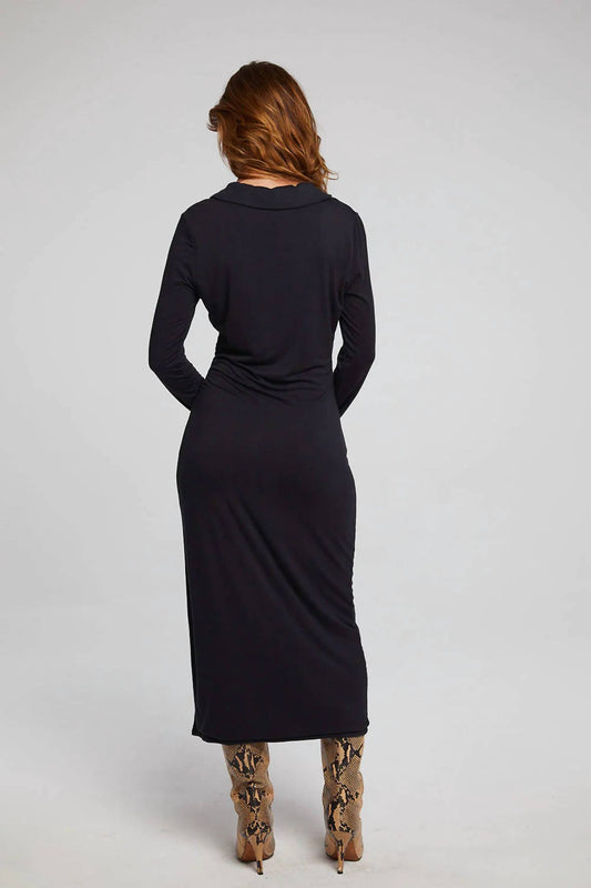 Chaser - Palm Henley Dress