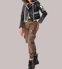 For Her Nyc - Studded Leather Jacket