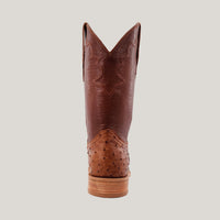 R Watson Boots - Men's Full Quill Ostrich Roper Boots