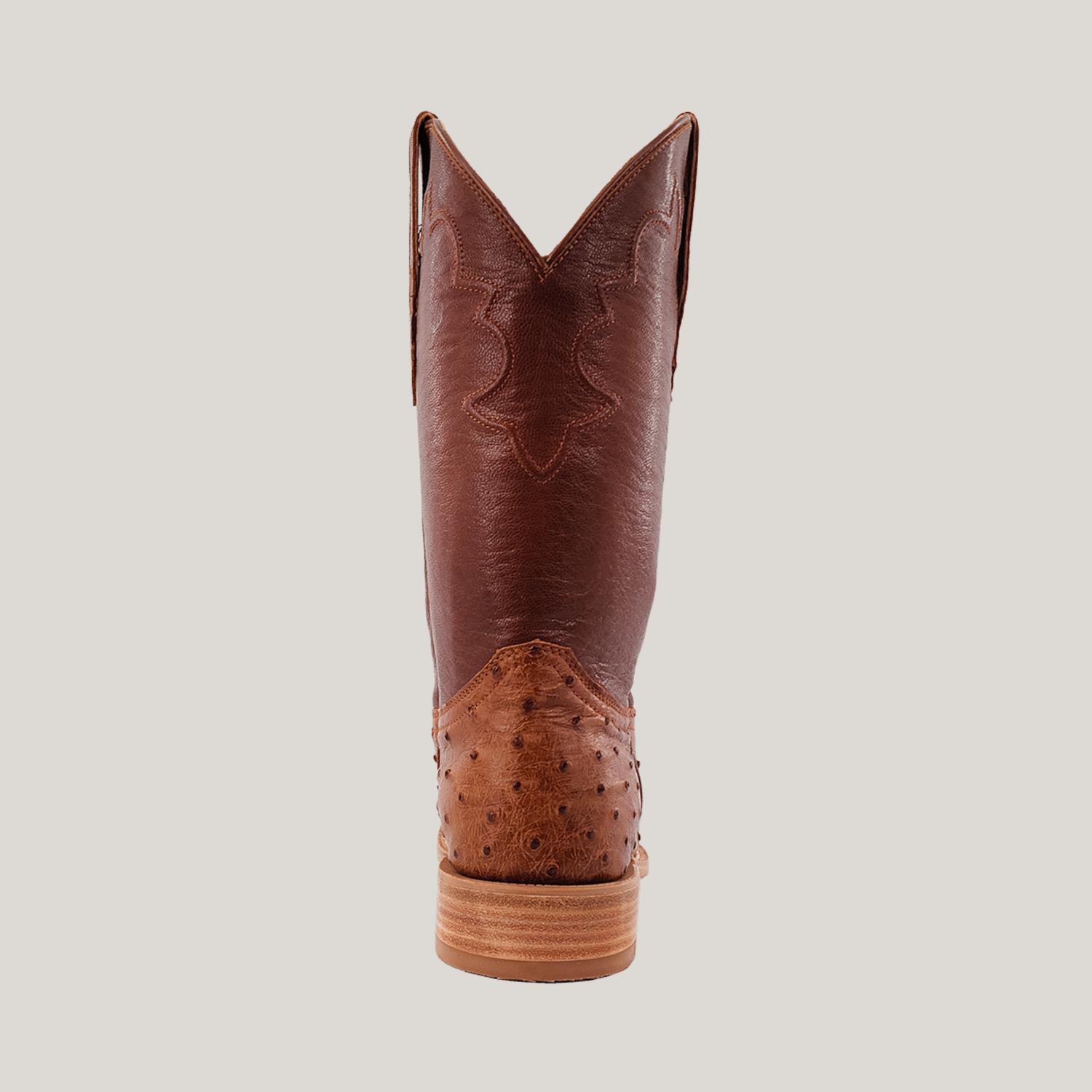 R Watson Boots - Men's Full Quill Ostrich Roper Boots