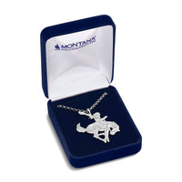 Montana Silversmiths Women's Cowgirl Spirit Necklace in silver - women's jewelry - alternate view