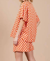 Jade By Jane - Checkered Short Set