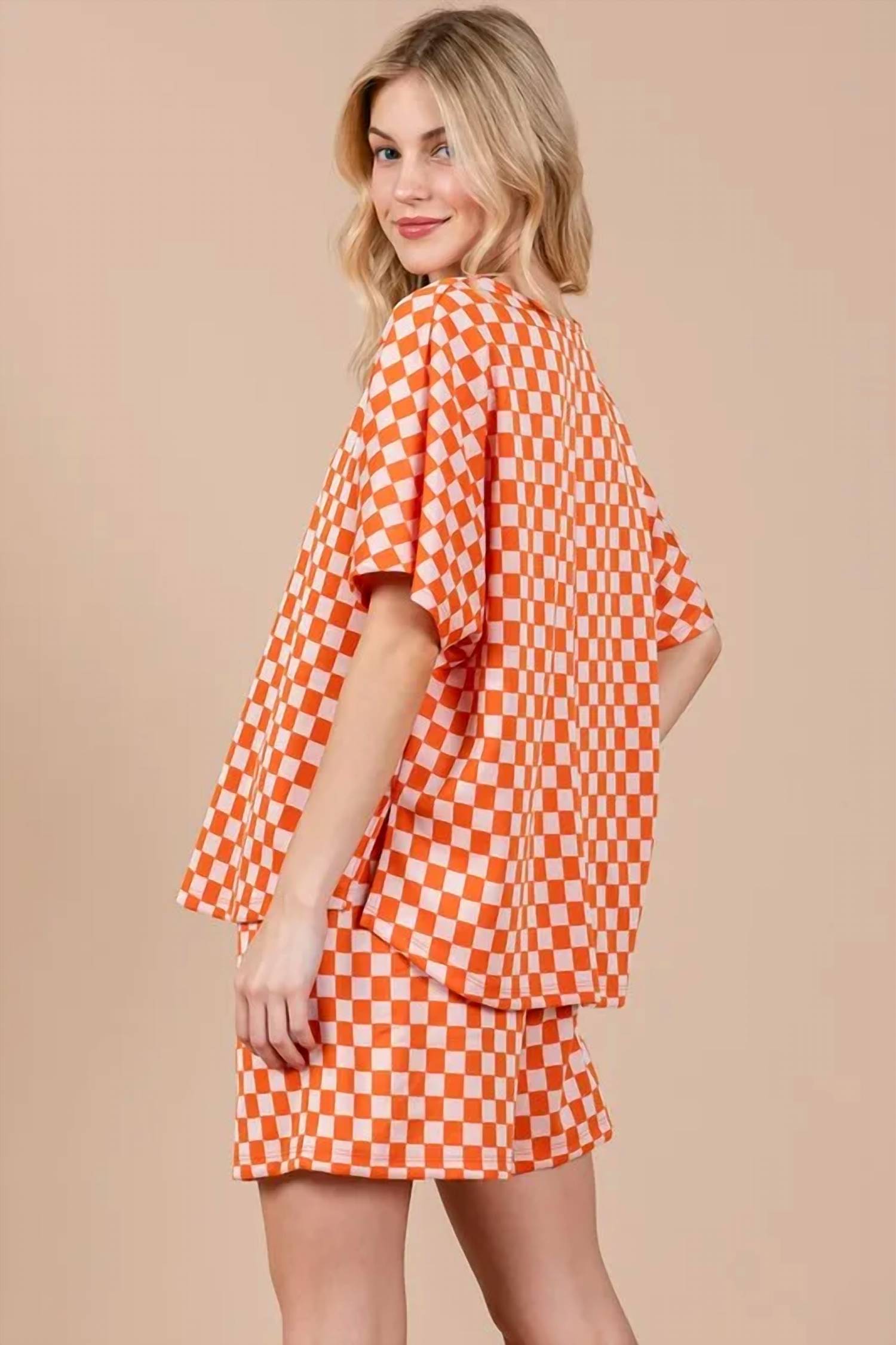 Jade By Jane - Checkered Short Set