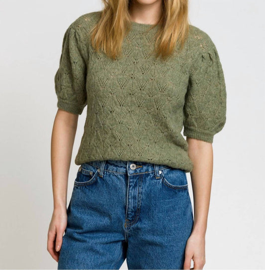 An'Ge - Ledika Short-Sleeve Sweater