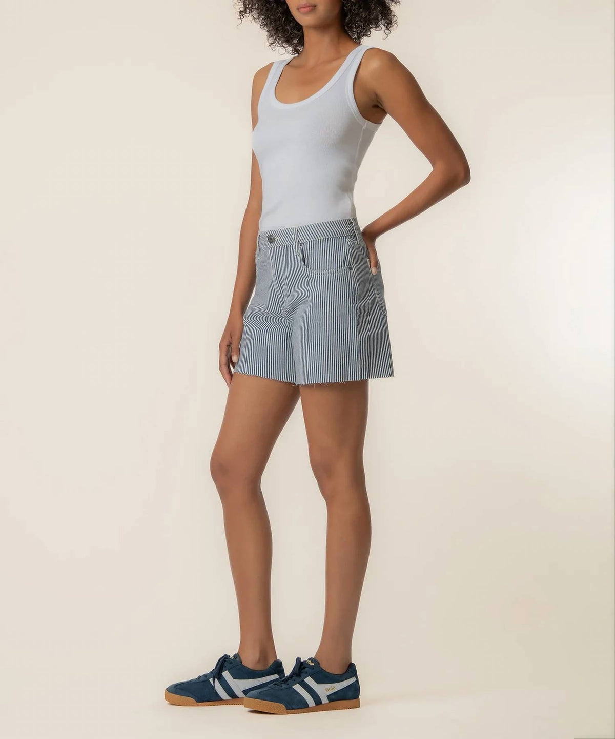 Kut From The Kloth - Jane Railroad Stripe Short