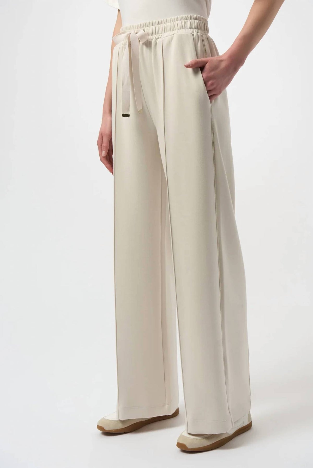 Joseph Ribkoff - Women's Scuba Jersey Wide Leg Pull-on Pants