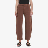 VERVET BY FLYING MONKEY Katie Barrel Jeans in brown - women's jeans