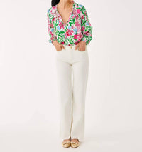 Lilly Pulitzer - Aniston High Rise Straight Leg Jeans
