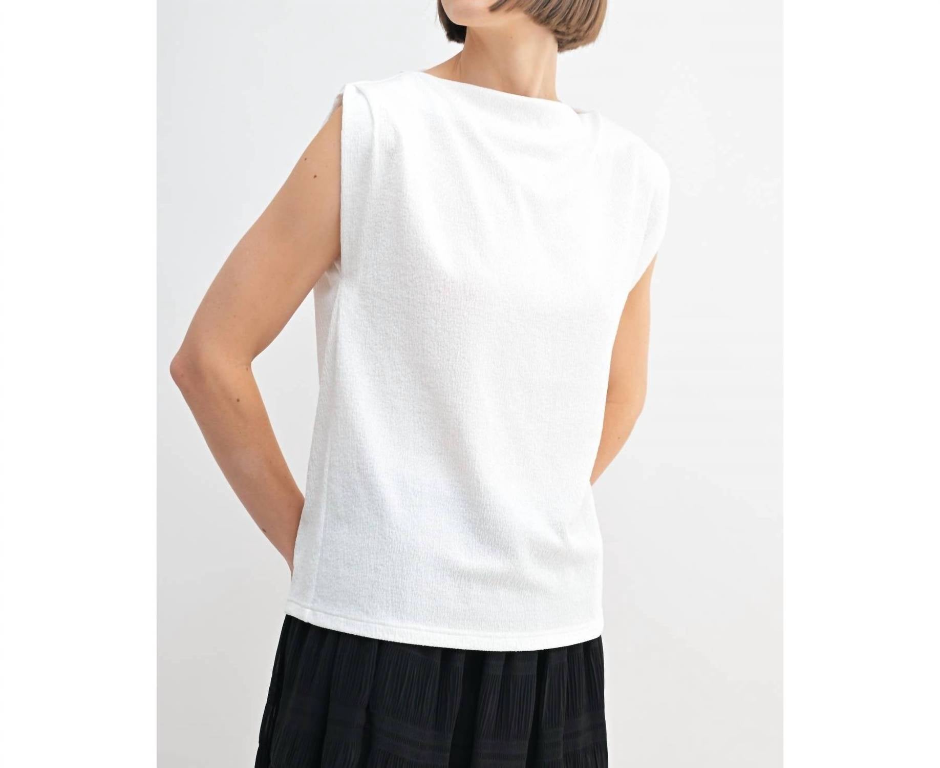 Fun 2 Fun - Boat Neck Knit Top