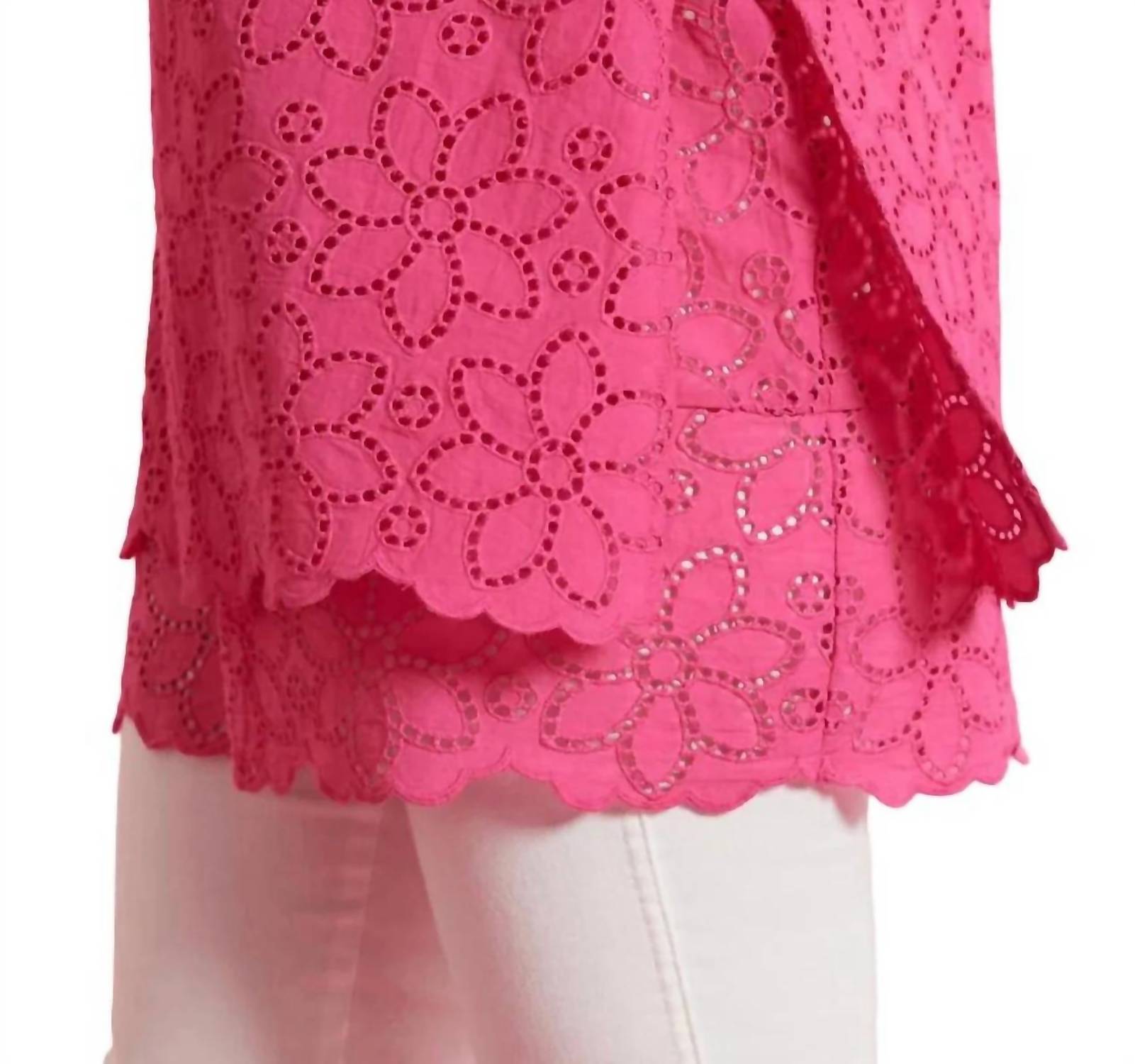 Tyler Boe - Christa Eyelet Tunic Top