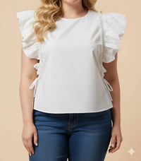 Hayden La - Bella Ruffled Top - Plus