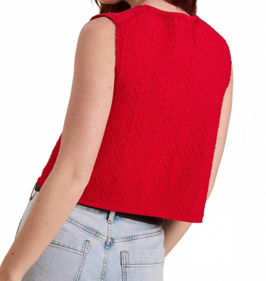 Miou Muse - LOVE ME KNOT TIE FRONT TOP