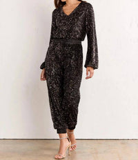 Aaron & Amber - Women's Sequin Jumpsuit