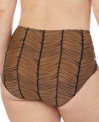 Raisins - Women's Curve High Waist Bikini Bottom - Plus
