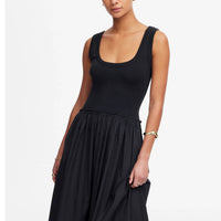 Madewell - Mixed Poplin Maxi Dress