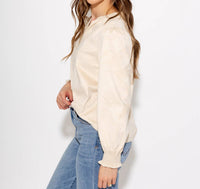 Ivy Jane - Long Sleeve Suede Top