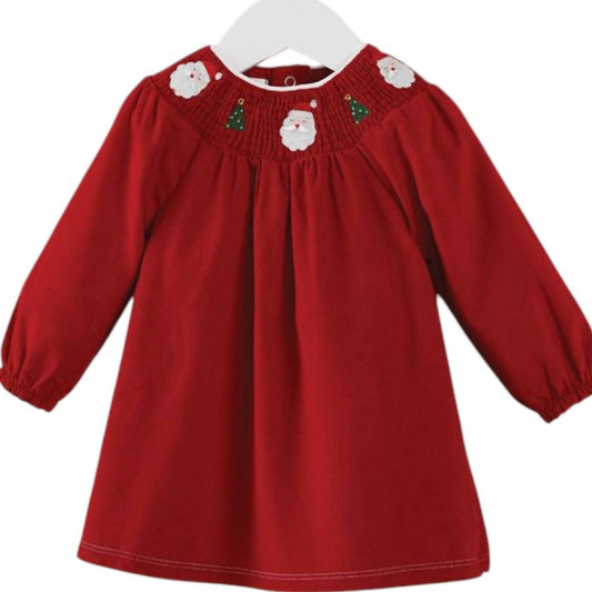 Mudpie - Girl's Smocked Christmas Dress