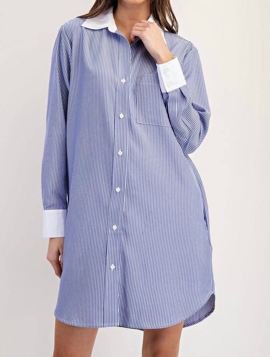 Ee:Some - Work to Play Striped Dress