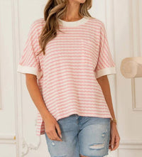 Sew In Love - Relaxed Fit Cuff Sleeve Top