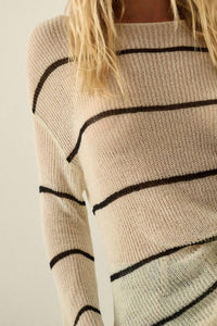Promesa - Ally Oversized Striped Sweater