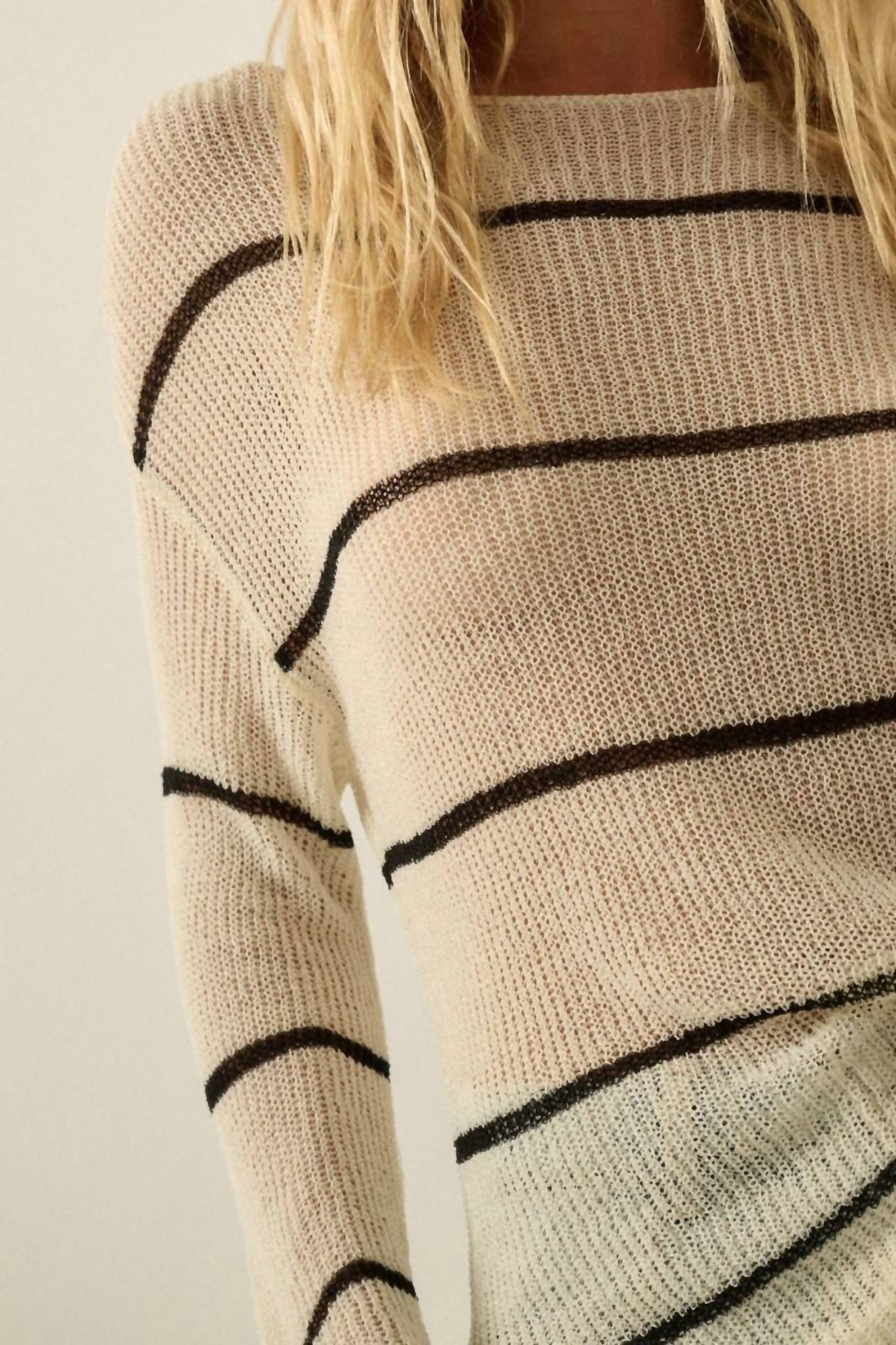 Promesa - Ally Oversized Striped Sweater
