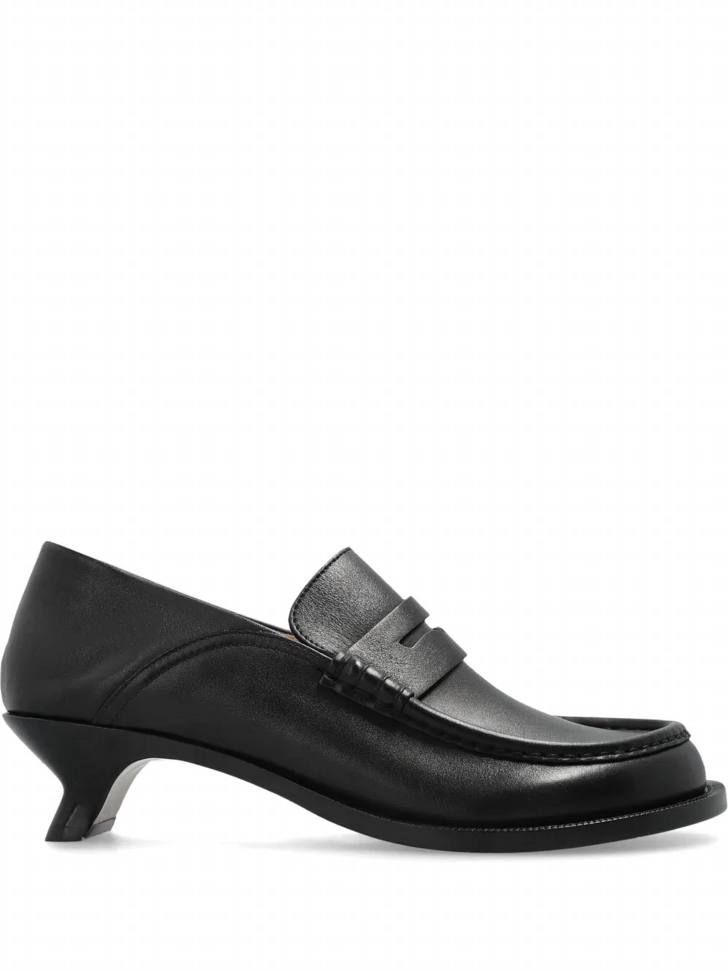 Loewe - Women's Campo Leather Kitten Penny Loafers