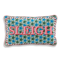 Furbish Studio - Sleigh Needlepoint Pillow