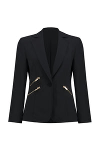 Joseph Ribkoff - ZIP ACCENT BLAZER