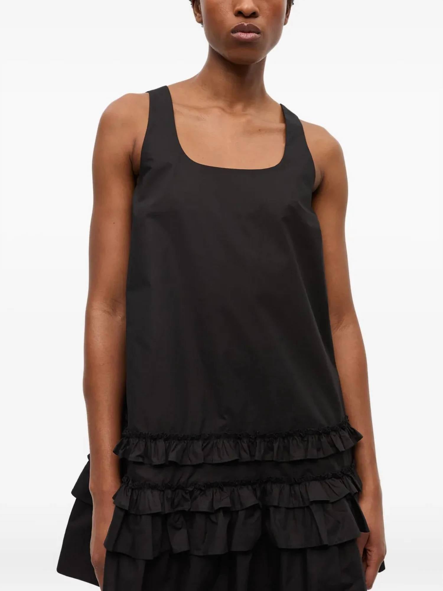 Ganni - Cotton Poplin Mini Dress