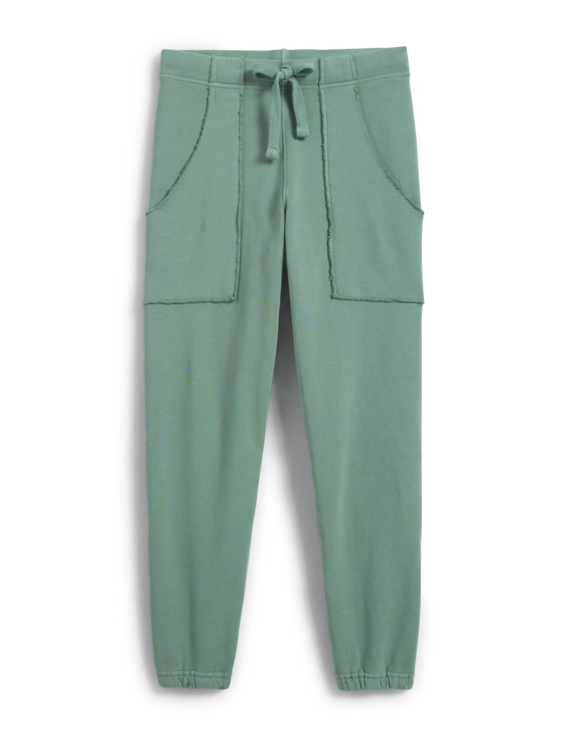 Frank & Eileen Eamon Mid-rise Jogger in moss - women's pants - view 5