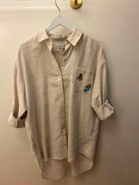 Staud - Women's Sandbar linen top