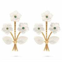 Capucine De Wulf - Women's Mermaid Garden Convertible Bouquet Post Earrings