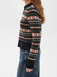 Vince - Fair Isle Polo Sweater