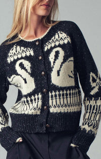 Mint Exclusives - Swan Lake Graphic Cardigan
