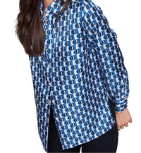 Vilagallo - Mariela Geometric Blouse