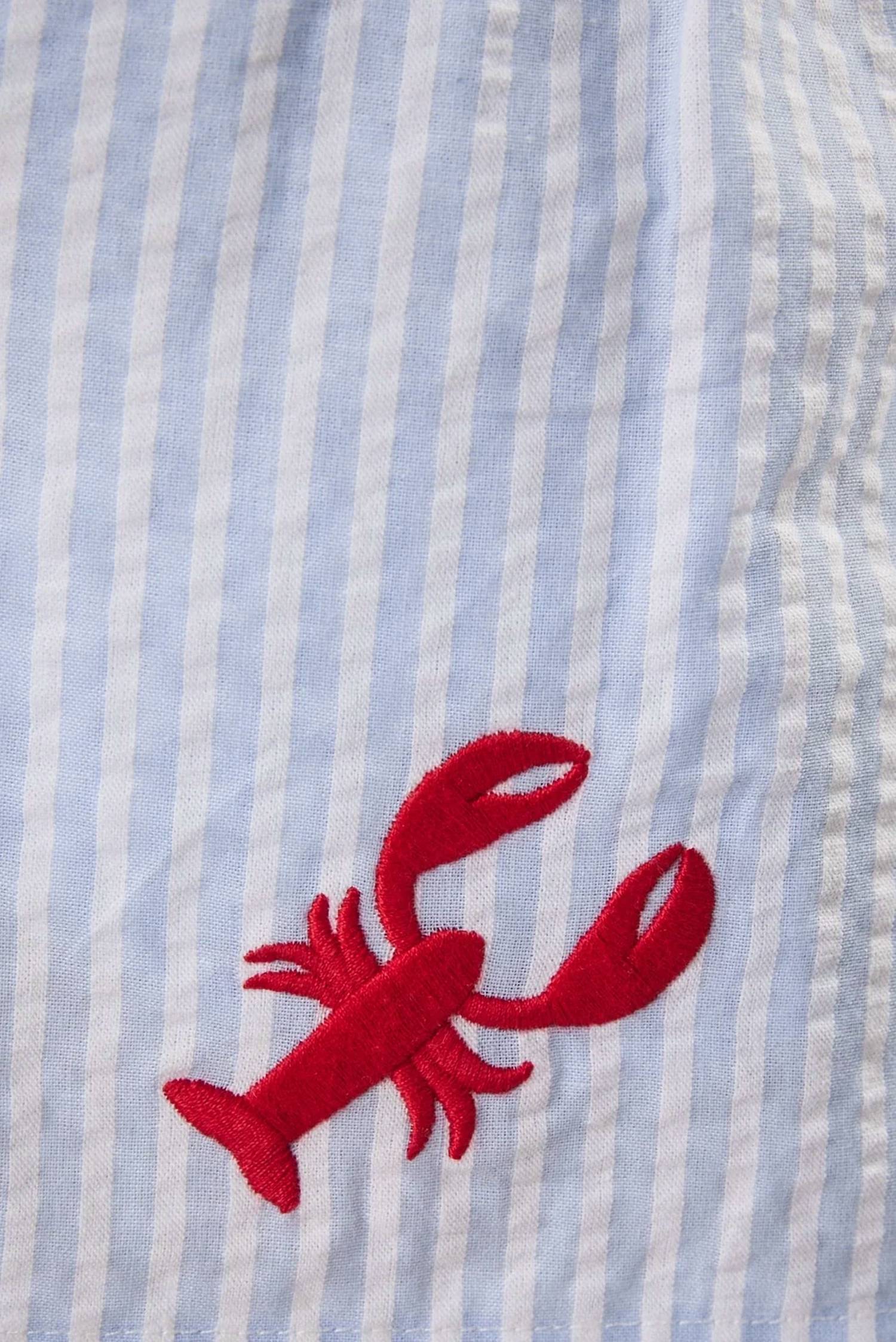 Sunday Edition - Embroidered Lobster Boxer Shorts