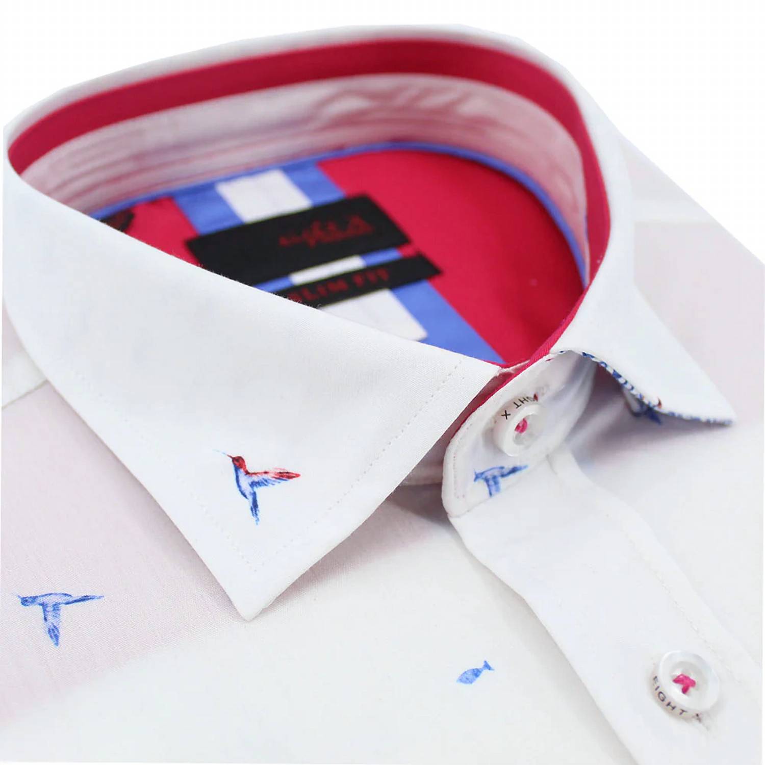 Eight X - Fluttering Hummingbird and Flounder Short Sleeve Shirt