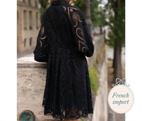 Choklate Paris - Women's Embroidered Cotton Lace Dress