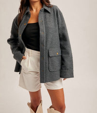 Hem & Thread - Teddy Snap Jacket