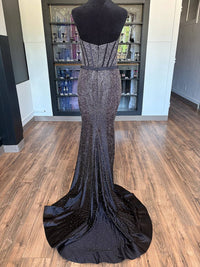 Sherri Hill - Women's Strapless Mermaid Zip Dress