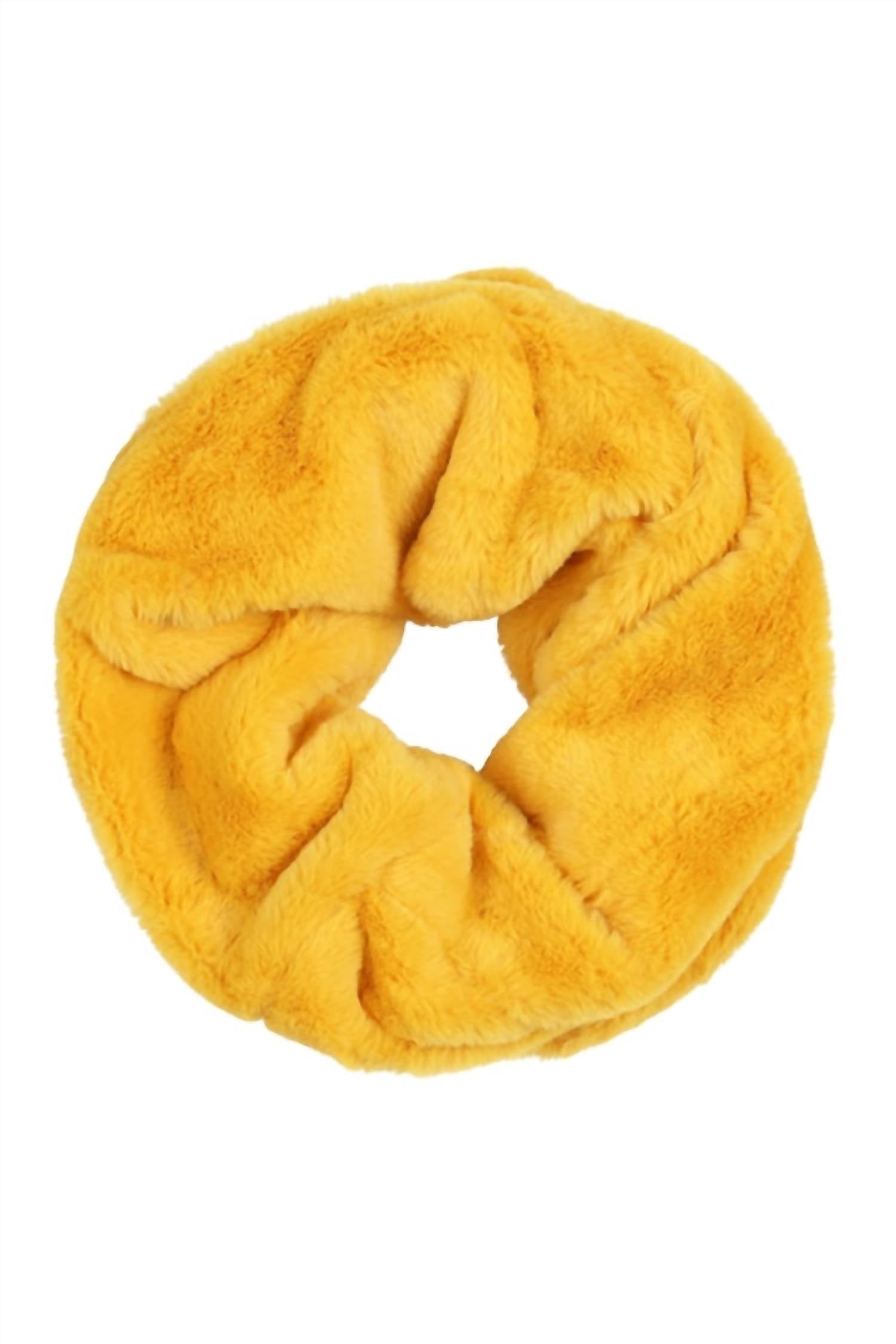 Riah Fashion - Women's Faux Fur Infinity Scarf