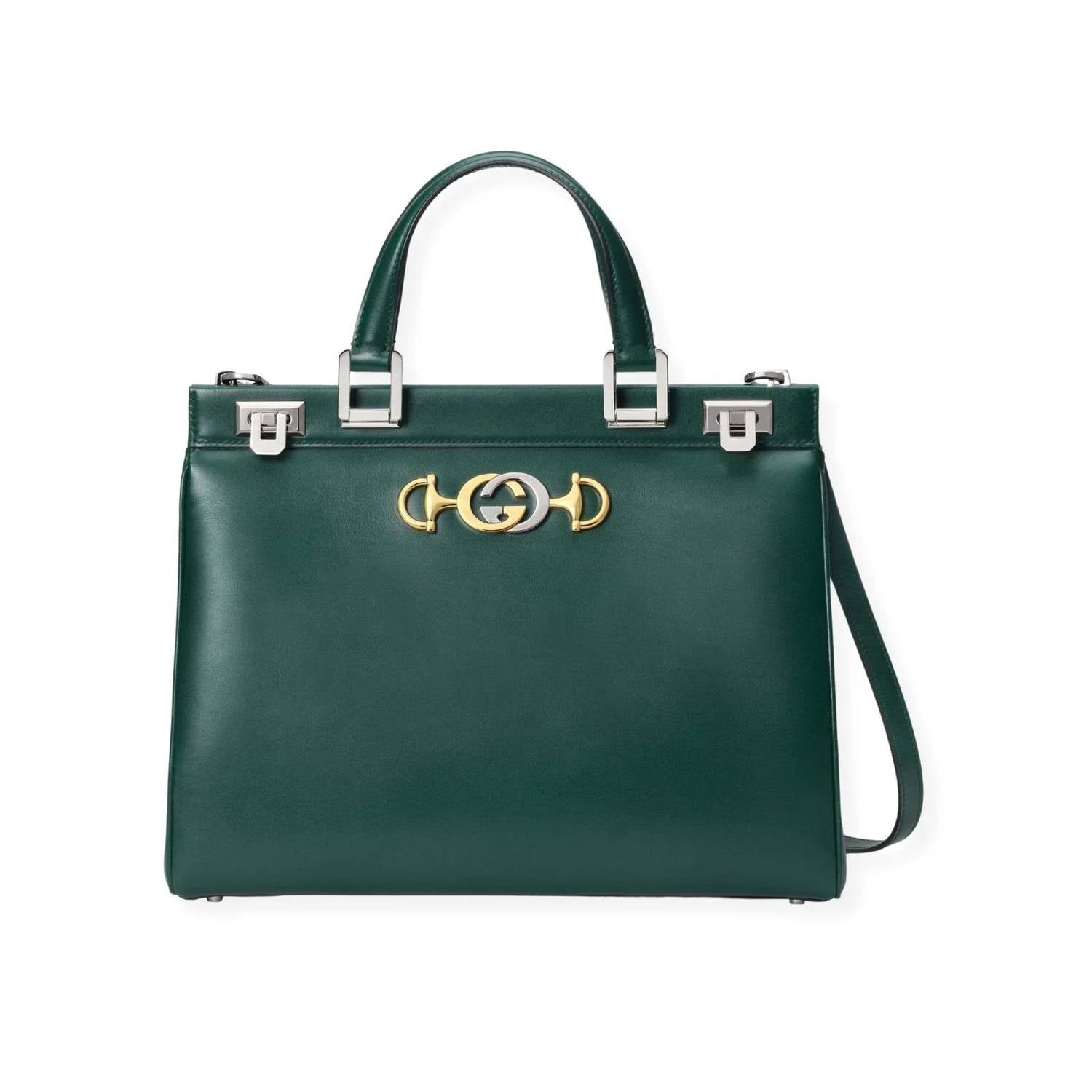 Gucci - Women's Zumi Smooth Leather Medium Top Handle Bag
