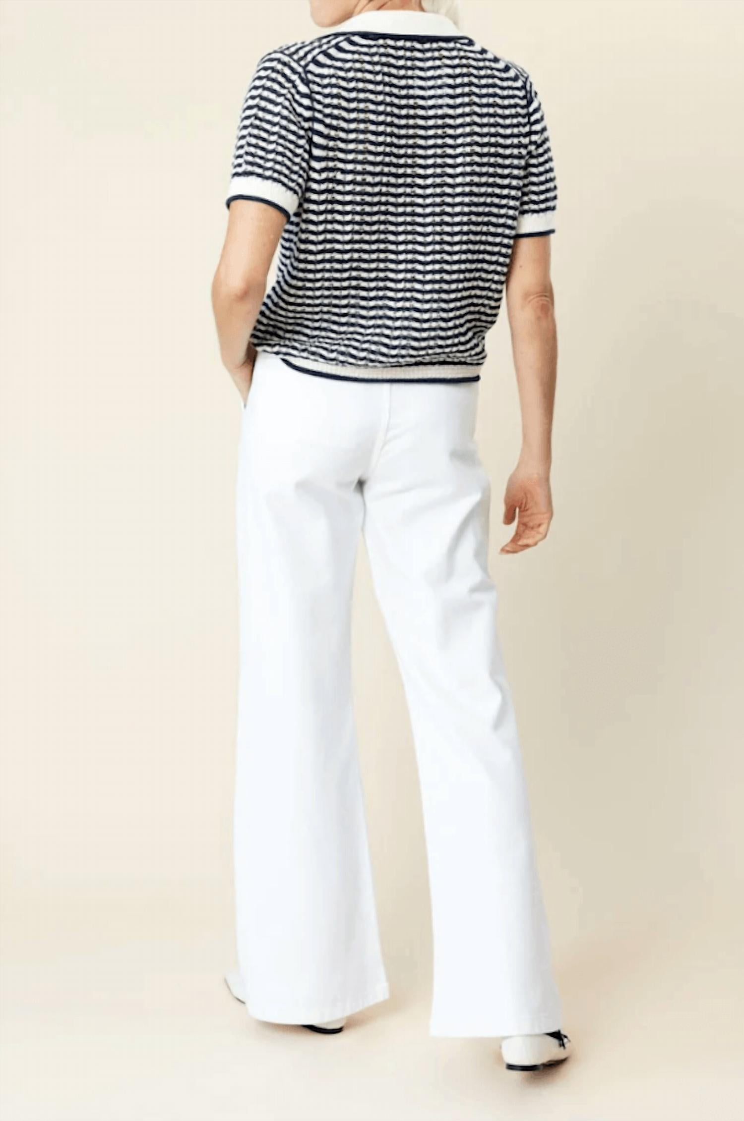 Simkhai - Kenzie Short Sleeve Polo Tee