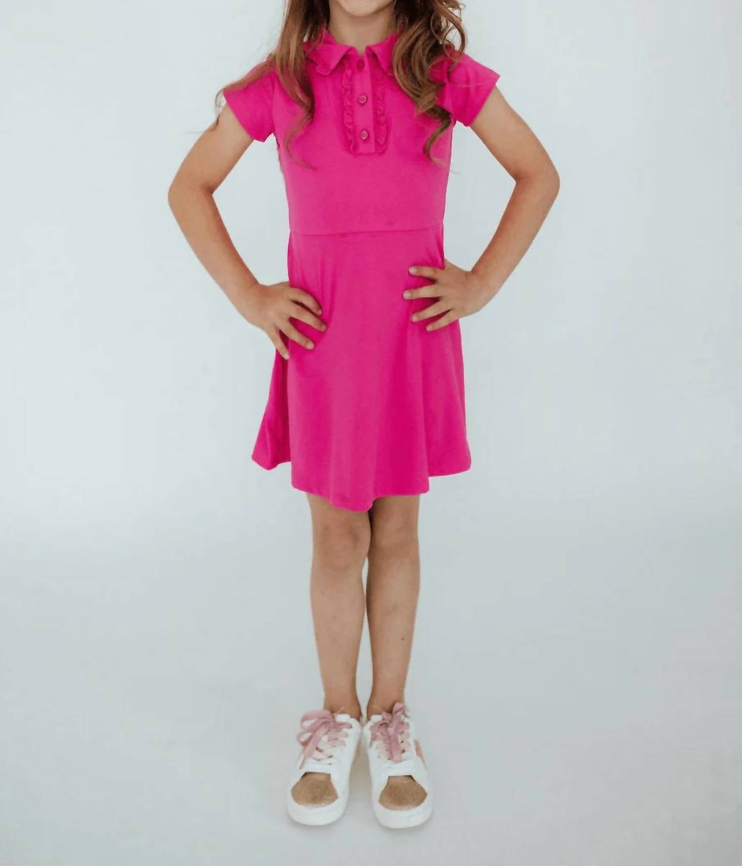 B.Right - Short Sleeve Polo Dress